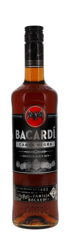 Bacardi Carta Negra Superior EU Rum 37.5° 70cl