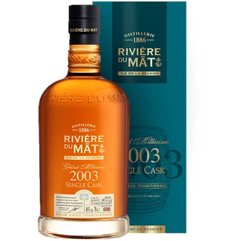 Rivière du Mât Grand Millésime Single Cask 2003 Rum Vieux Traditionnel 46° 70cl