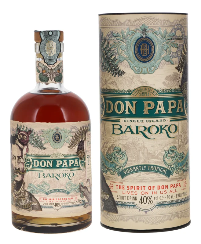 Don Papa Baroko Rum Based Spirit Drink 40° 70cl