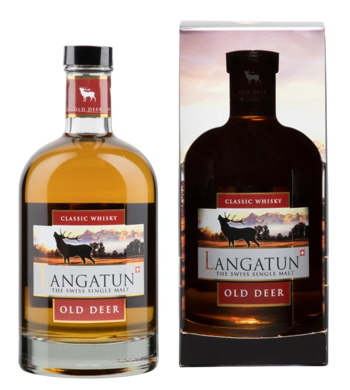Langatun Old Deer The Swiss Single Malt Whisky 40° 50cl