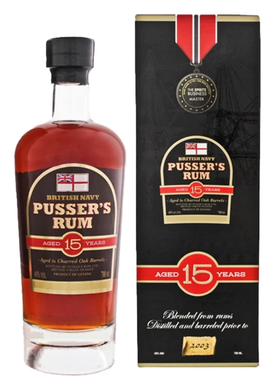 Pusser's 15 Years 2003 British Navy Rum 40° 70cl