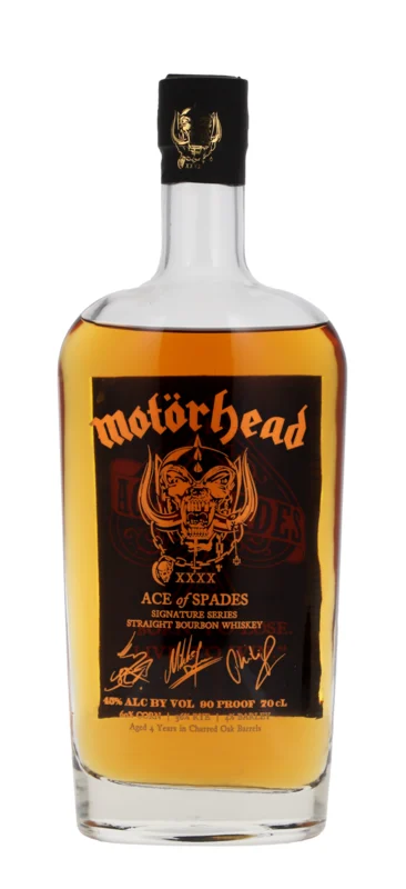 Motörhead Ace of Spades Straight Bourbon Whiskey 45° 70cl