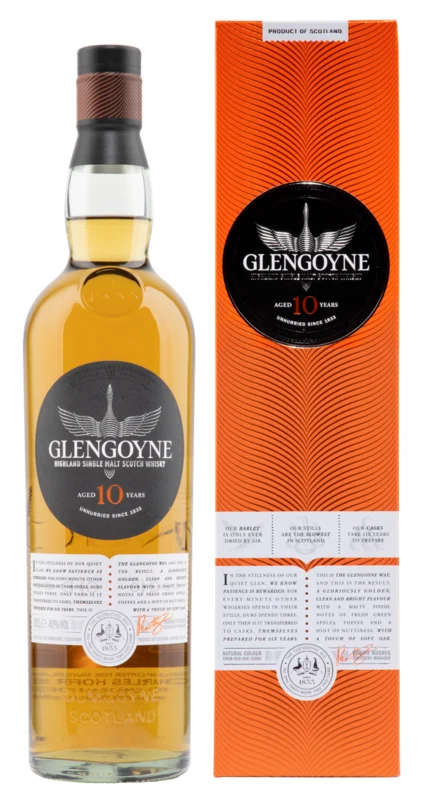 Glengoyne 10 Years Hihgland Single Malt Sctoch Whisky 40° 70cl