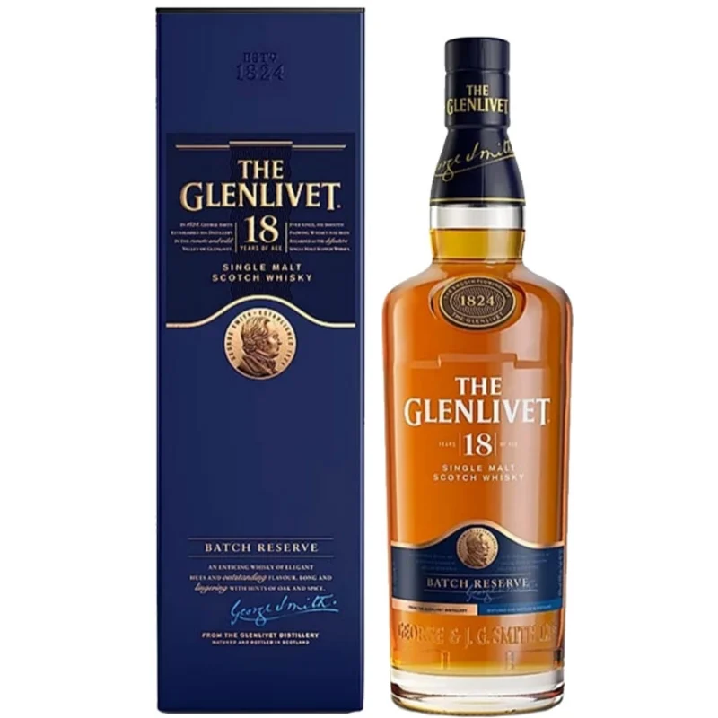 Glenlivet Batch Reserve 18 Years Single Malt Scotch Whisky 40° 70cl