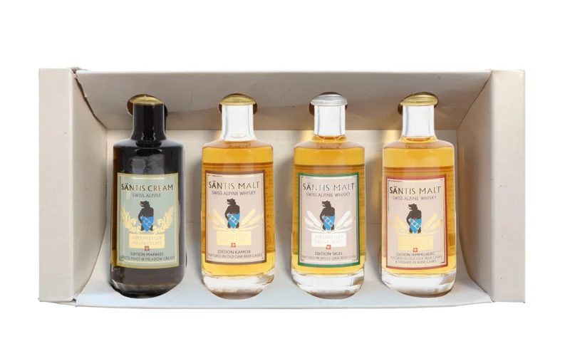Locher Säntis Malt Degustations-Set Single Malt 4x40ml 37.25° 16cl