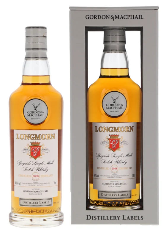 Longmorn Gordon & Macphail Distillery Labels Years 2008 Speyside Single Malt Scotch Whisky 2023 46° 70cl