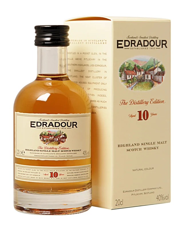 Edradour 10 Years Highland Single Malt Scotch Whisky 40° 20cl