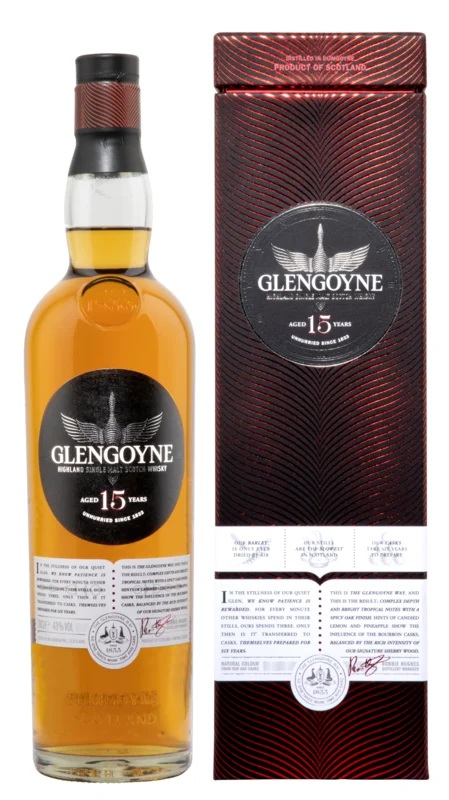 Glengoyne 15 Years Hihgland Single Malt Sctoch Whisky 43° 70cl