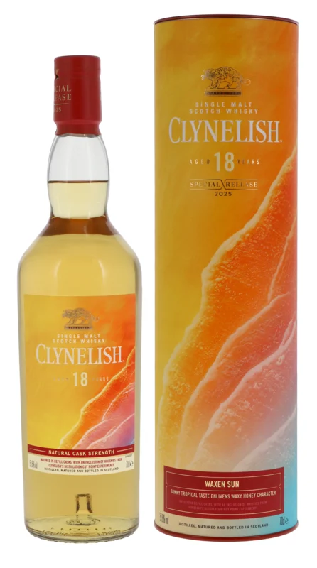 Clynelish Special Release 2025 Waxen Sun 18 Years Single Malt Whisky 51.6° 70cl