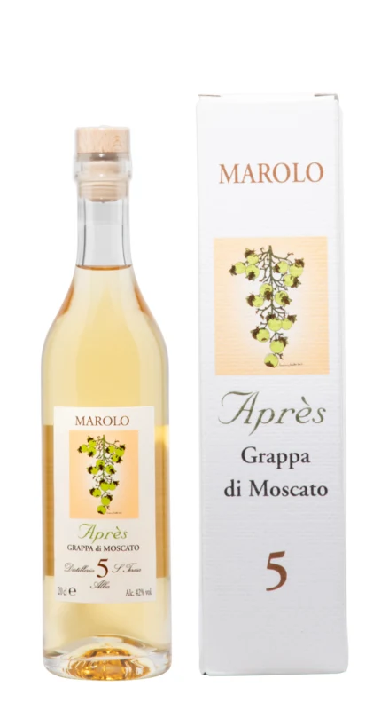 Marolo Après 5 Jahre Grappa di Moscato 42° 20cl
