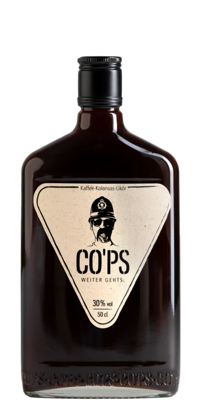 CO-PS Kaffee-Kolanuss Likör 30° 50cl