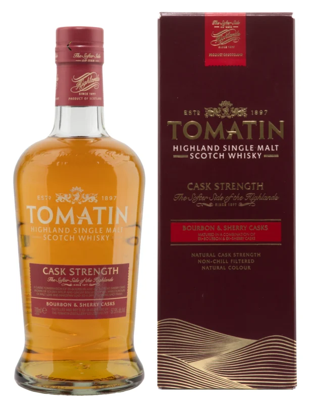 Tomatin Cask Strength Highland Single Malt Scotch Whisky 57.5° 70cl