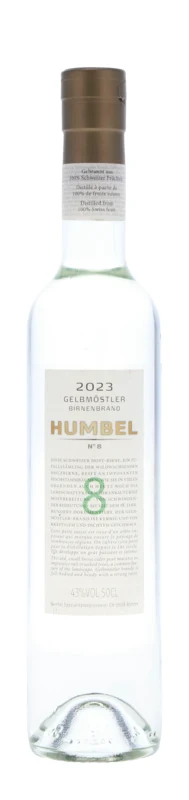 Humbel Gelbmöstler Birnenbrand Nr. 8 2012 Fruchtbrand BIO 43° 50cl