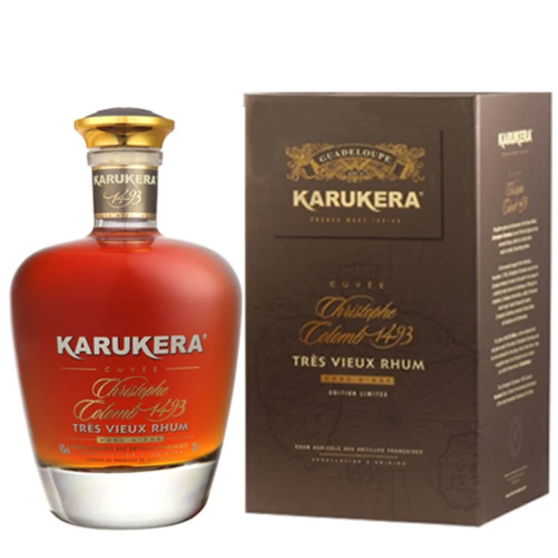 Karukera Cuvée Christophe Colomb 1493 Rhum Très Vieux 45° 70cl