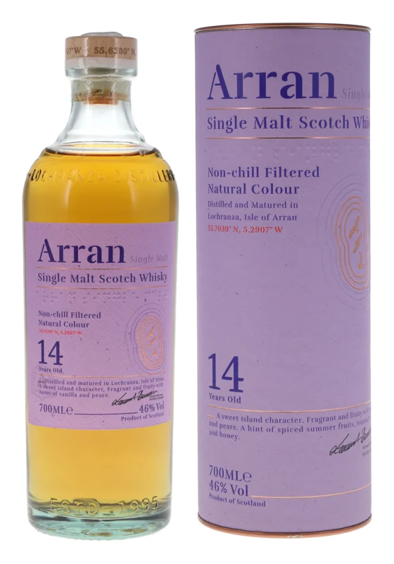 Arran 14 Years Single Malt Scotch Whisky 46° 70cl