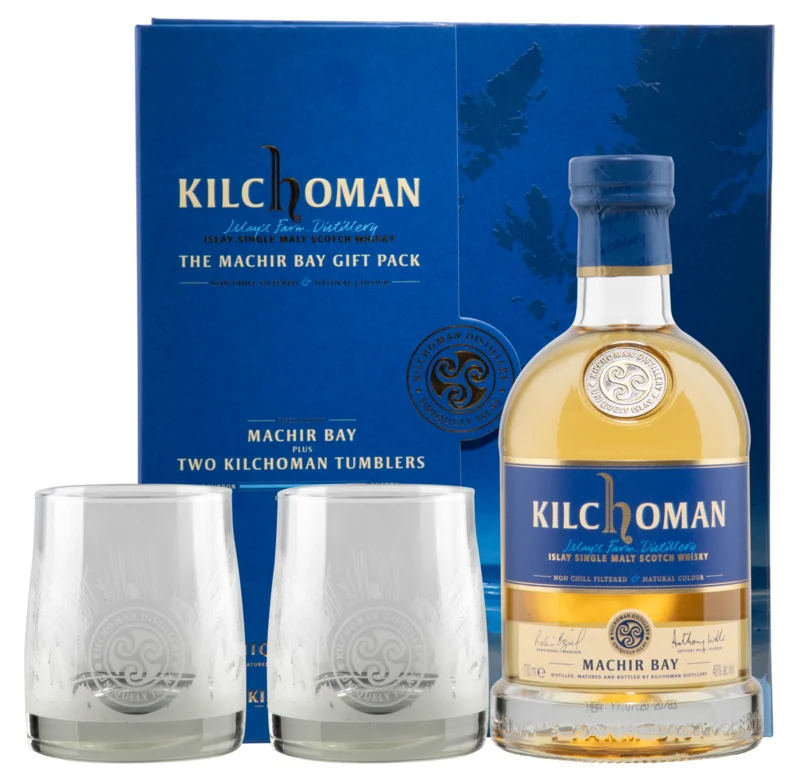 Kilchoman Machir Bay Tumbler Pack Single Malt Whisky 46° 70cl