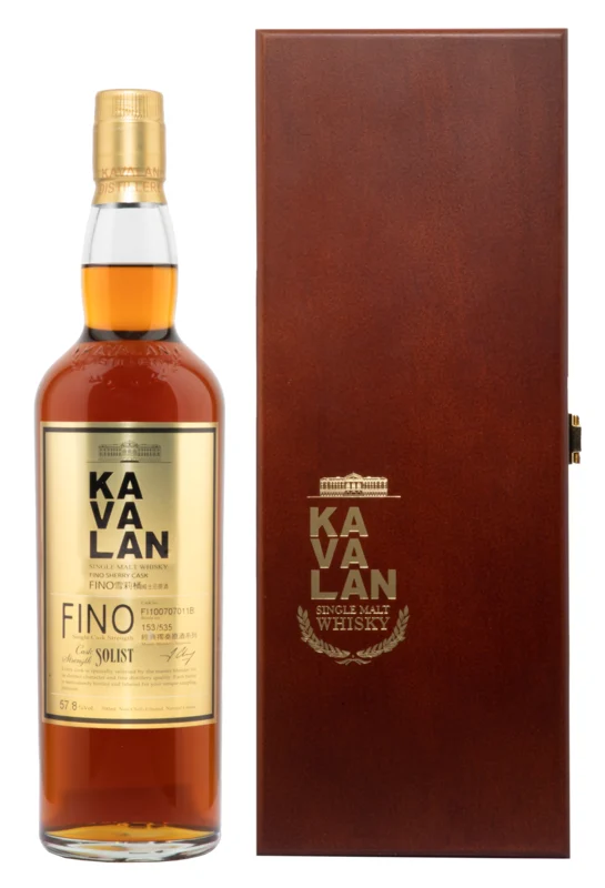 Kavalan Solist Fino Sherry Single Cask Single Malt Whisky 57.8° 70cl