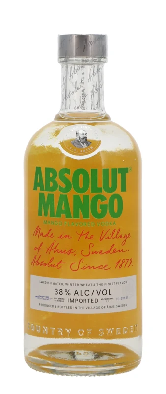 Absolut Mango Flavored Vodka 38° 70cl