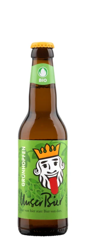Unser Bier Grünhopfen Festbier HA 10 x MW BIO 4.9° 33cl