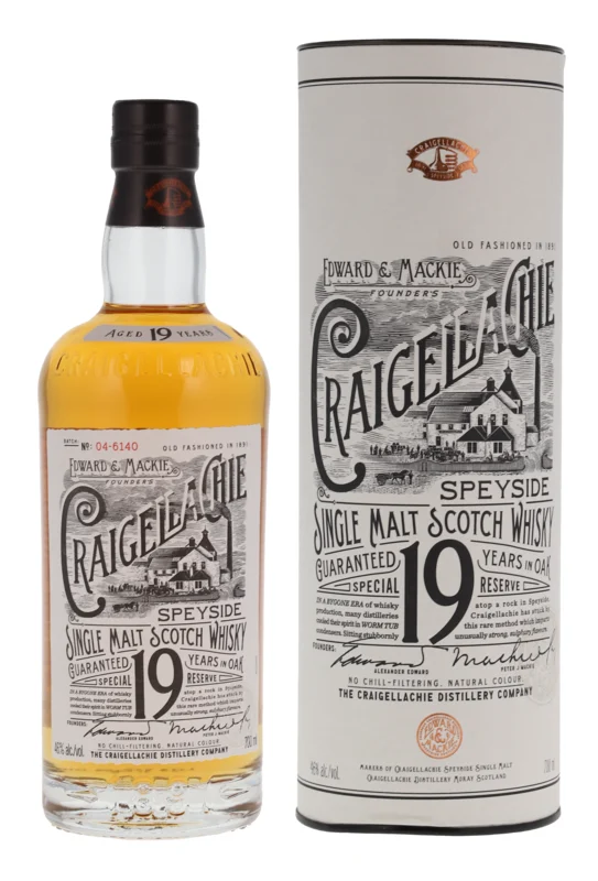 Craigellachie Speyside 19 Years Single Malt Scotch Whisky 46° 70cl