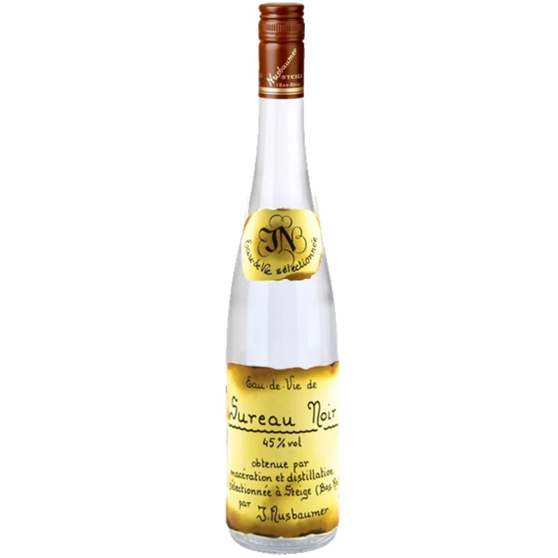 Nusbaumer Schwarze Holunderbeere (Sureau Noir) Eau de Vie 45° 70cl