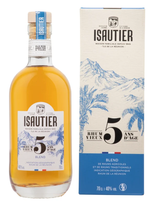 Isautier 5 Ans Vieux Rhum 40° 70cl
