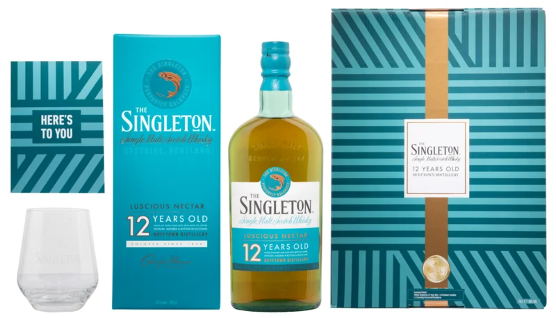 Singleton of Dufftown Tumbler und Grusskarte 12 Years Single Malt Whisky 40° 70cl