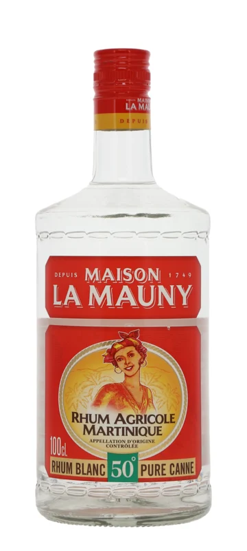 La Mauny Blanc Rhum Agricole 50° 1l