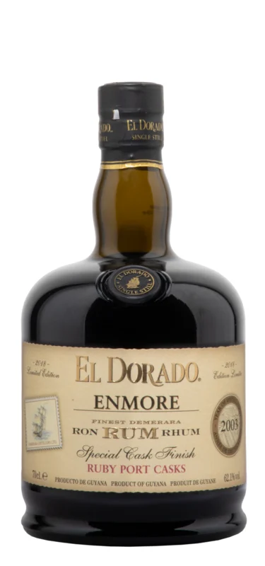 El Dorado Enmore Ruby Port Cask 15 Years 2003 Demerara Rum 2018 62.1° 70cl