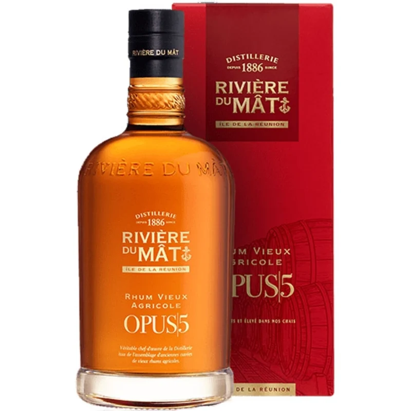 Rivière du Mât Opus 5 Rhum Vieux Agricole 43° 70cl