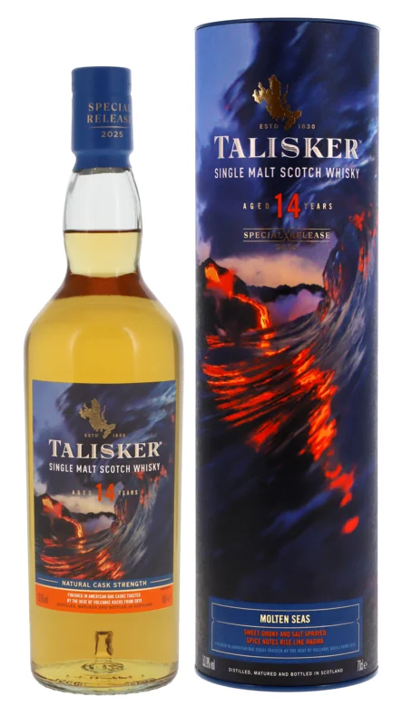 Talisker Special Release 2025 Molten Seas 14 Years Single Malt Whisky 53.9° 70cl