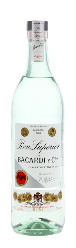 Bacardi Superior Heritage White Rum 44.5° 70cl