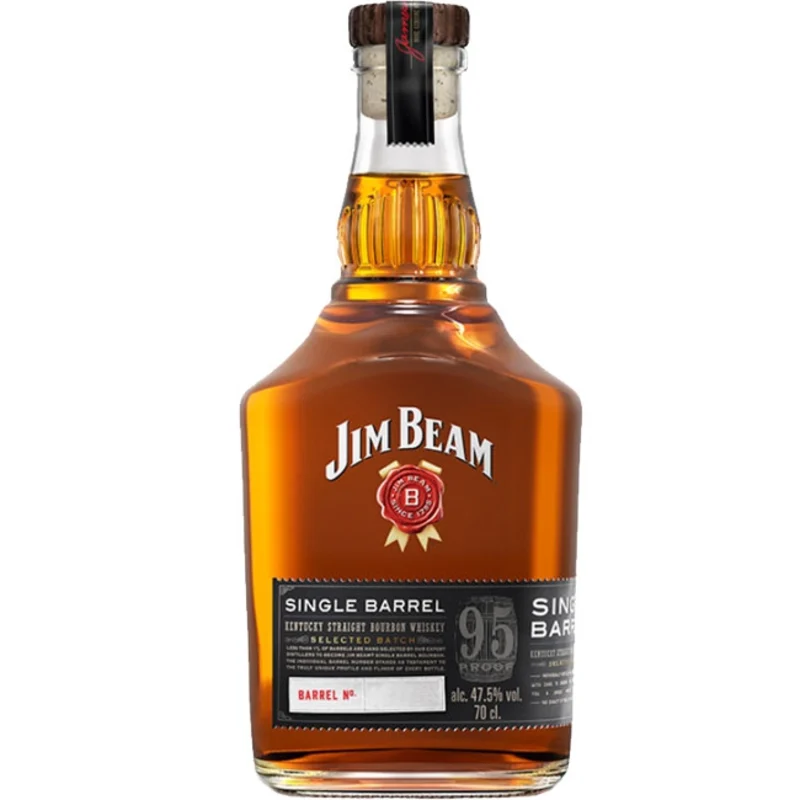 Jim Beam Single Barrel 95 Proof Kentucky Straight Bourbon Whiskey 47.5° 70cl