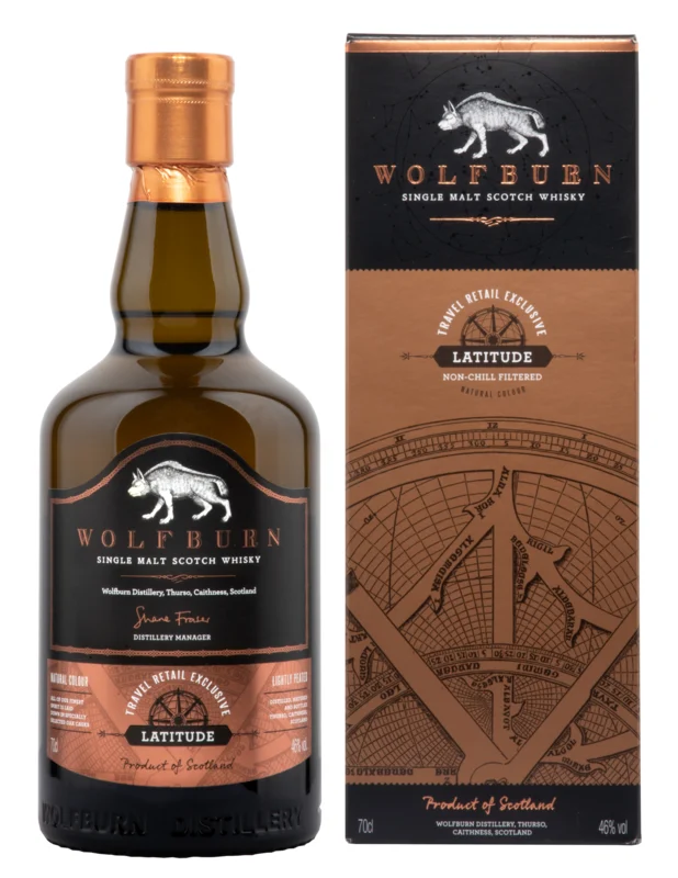 Wolfburn Latitude Peated Single Malt Whisky 46° 70cl