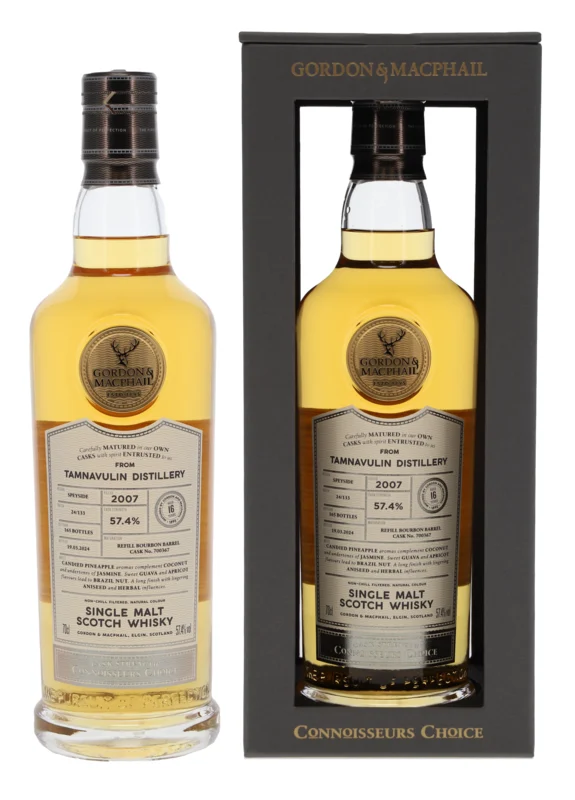 Tamnavulin Gordon & MacPhail Connoisseurs Choice 2007 Single Malt Scotch Whisky 57.4° 70cl