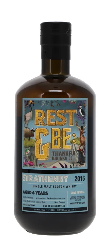 Strathenry Rest & Be Thankful Sherry Finish 7 Years 2016 Single Malt Whisky 46° 70cl