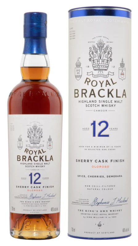 Royal Brackla Oloroso Sherry Cask Finish 12 Years Single Malt Scotch Whisky 46° 70cl