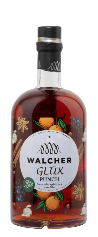 Walcher Glüx Punch Winter Gin based Spirit Drink BIO 22° 70cl