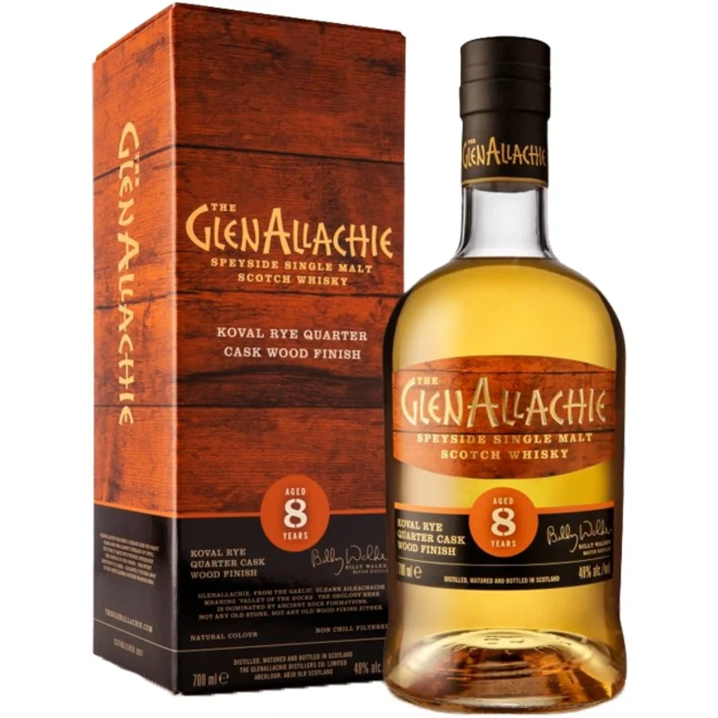 Glenallachie Koval Rye Quarter Cask Wood Finish 8 Years Speyside Single Malt Scotch Whisky 48° 70cl