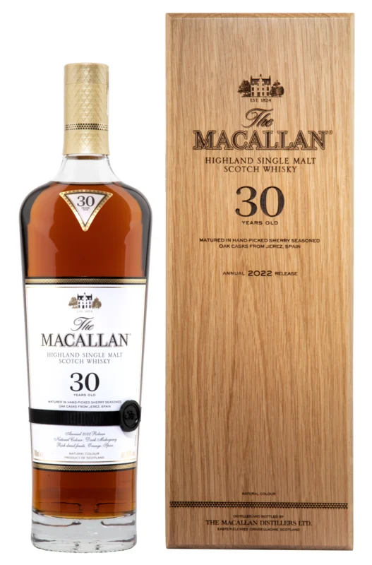 Macallan Sherry Oak 30 Years Highalnd Single Malt Scotch Whisky 43° 70cl