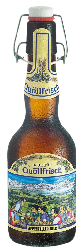 Appenzeller Bier Quöllfrisch Naturtrüb Bügel HA 20x MW 4.8° 33cl