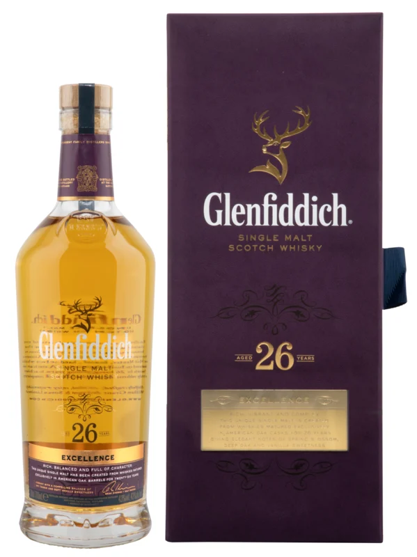 Glenfiddich Excellence 26 Years Single Malt Scotch Whisky 43° 70cl