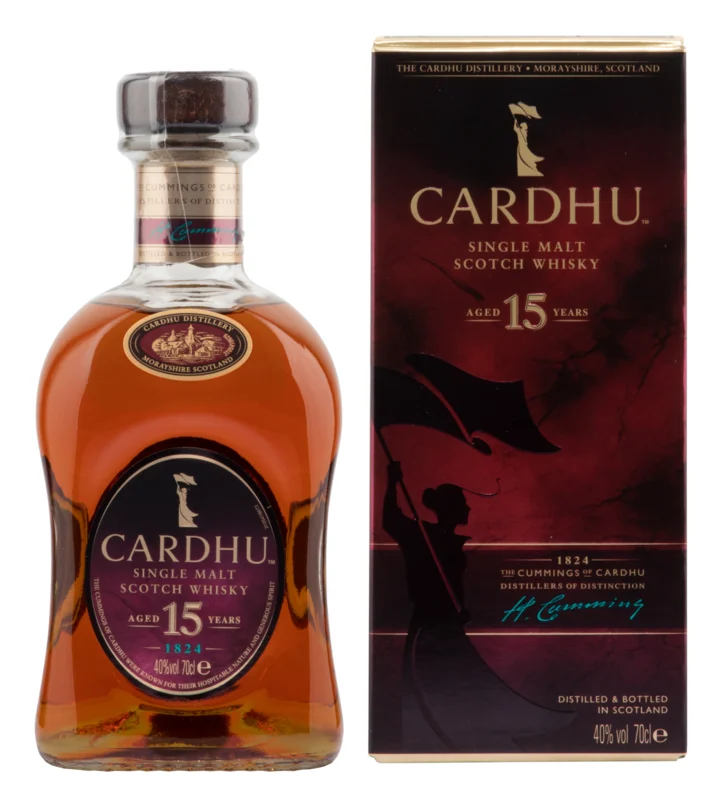 Cardhu Single Malt 15 Years Scotch Whisky 40° 70cl
