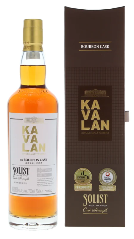 Kavalan Solist Ex-Bourbon Cask Strength Single Malt Whisky 54° 70cl