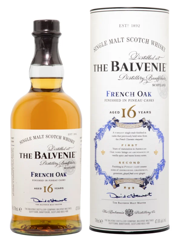 Balvenie French Oak Pineau Cask 16 Years Single Malt Scotch Whisky 47.6° 70cl