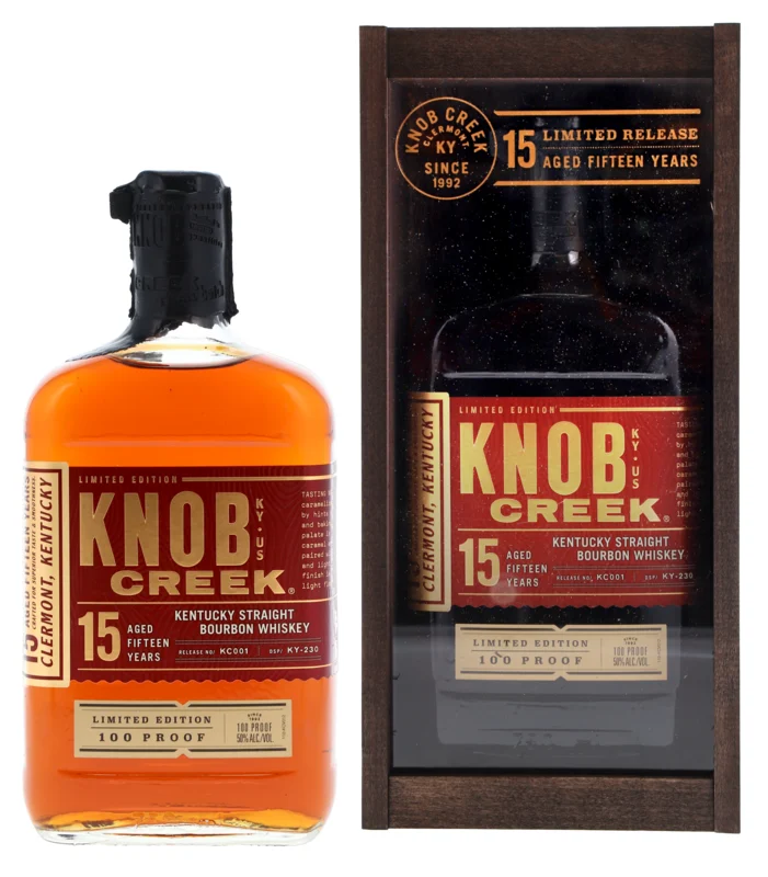 Knob Creek Small Batch 15 Years Kentucky Straight Bourbon Whiskey 50° 75cl