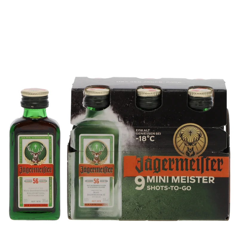 Jägermeister 9x2cl Kräuterlikör 35° 2cl