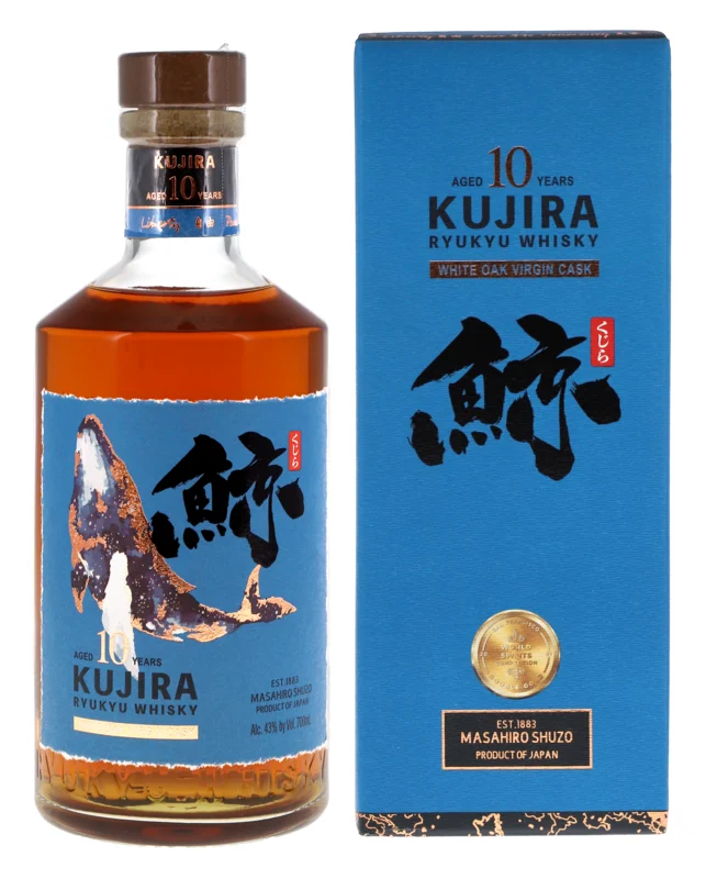 Kujira Ryukyu White Oak Virgin Cask 10 Years Single Grain Whisky 43° 70cl