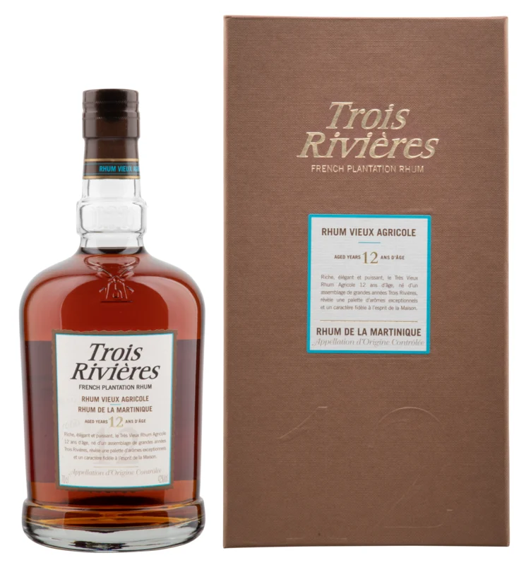 Trois Rivières 12 Ans Rhum Vieux Agricole 42° 70cl