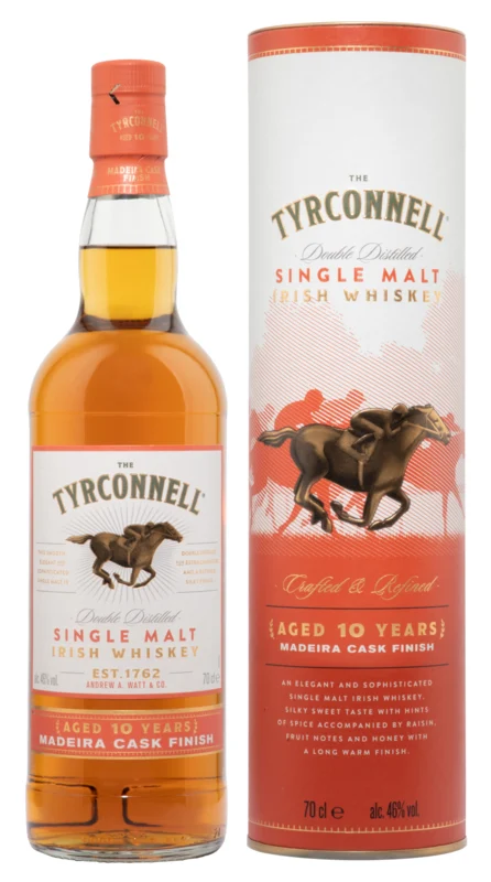 Tyrconnell Madeira Cask Finish 10 Years Single Malt Irish Whiskey 46° 70cl